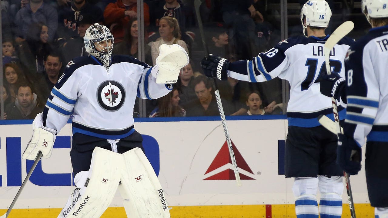 Kane, Wheeler score in shootout; Jets top Rangers